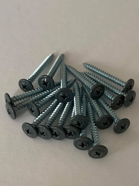 Installation screws for acoustic panels