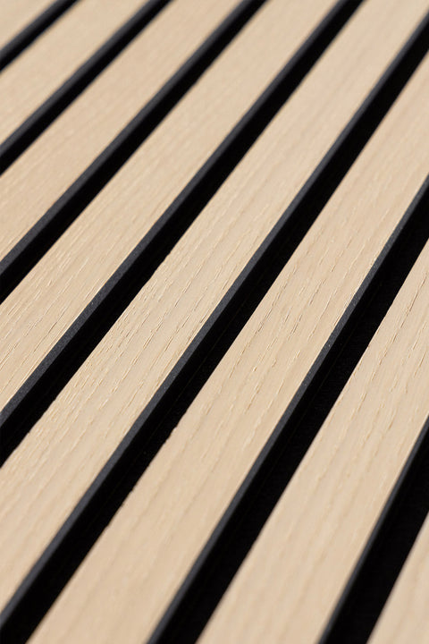 Acoustic panel Oak - White lacquered
