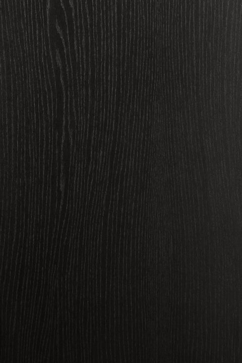 Product sample Design panel Oak - Black-brown lacquered