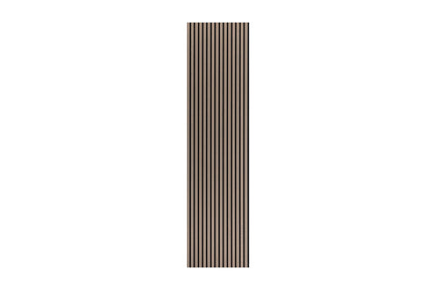 Acoustic panel Oak - Grey-brown lacquered