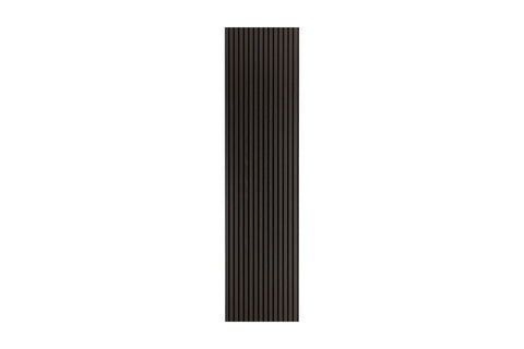 Acoustic panel Oak - Black-brown lacquered