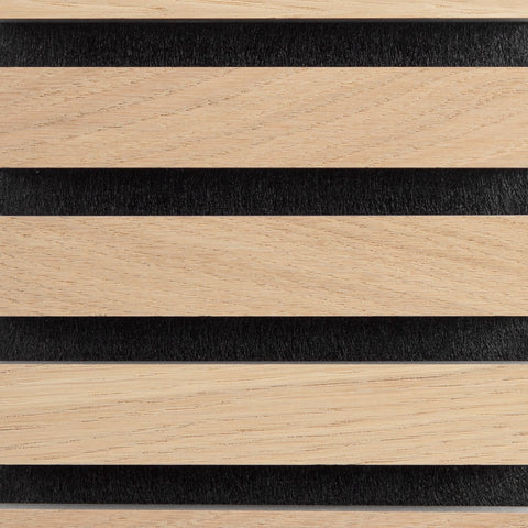 Product sample Acoustic panel Oak - Light lacquered Black felt